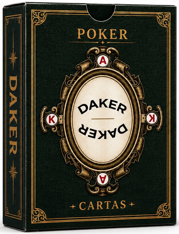 Caja de cartas Daker Poker