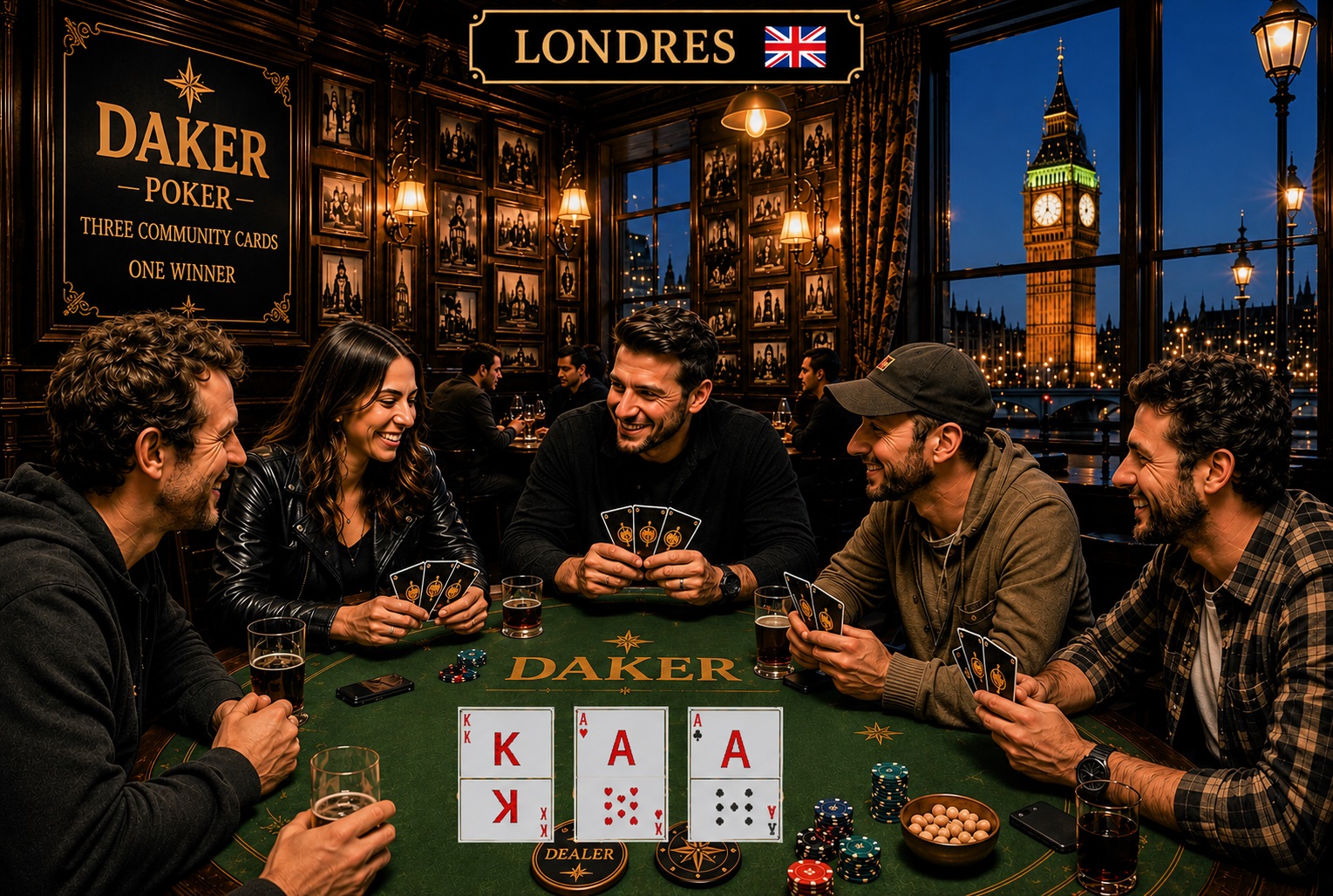 Partida de Daker en Londres